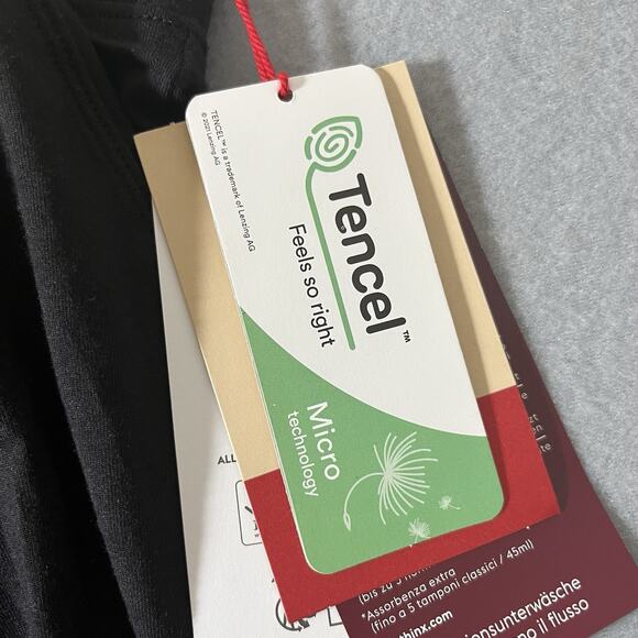 NWT‎ Thinx 1X Heavy Period Sleep Shorts in Black #6024 Women - Picture 5 of 12